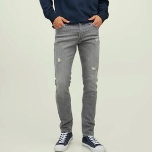 Mens Jack & Jones Slim Glenn Low Rise Jeans Gray Sz 33/32”NWT